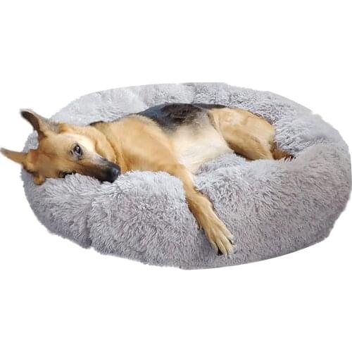 Dog Cat Bed 20''28''40'' for Large Medium Small Dog Cat Plush Soft Cuddler Round Pet Nest Orthopedic Relief & Improved Sleeping