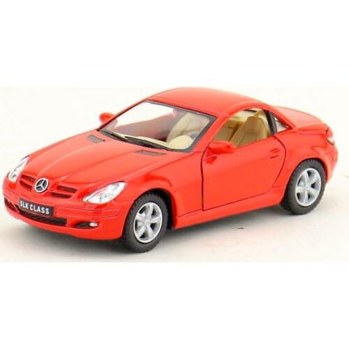 KINSMART DieCast Metal Model/1:32 Scale/SLK Class Super Sport Racing toy/Pull Back Car/Educational Collection/Gift For Children