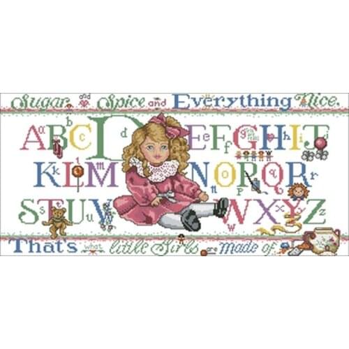 Lovely girl patterns Counted Cross Stitch 11CT 14CT 18CT DIY Chinese Cross Stitch Kit Embroidery Needlework Sets home decor