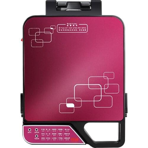 Multi-function Electric Pancake Machine Ultra-thin Griller Non-stick Double-sided Barbecue Pizza Waffle Machine DLD-002