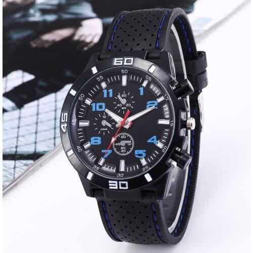 Fashionable casual mens watch high-end mens classic casual watch silicone watch wholesale 066 male Feminino Zegarek Damski