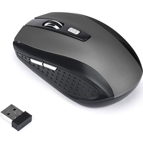Mouse Mice 2.4G Professional Gaming Wireless Mouse Gray Mouse Optical 2000 DPI Computer USB Game Mice For PC Laptop Desktop