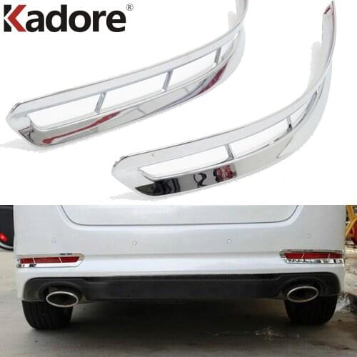 For KIA K5 Optima 2015 2014 2013 2012 2011 Third Generation Chrome Rear Tail Fog Light Cover Rear Fog Lamp Trim Accessories