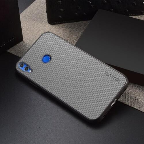 Plain Case for Huawei Honor 8X 6.5'' JSN-L21 L22 L23 L42 AL00 TL00 Soft Edge Business Back Cover Coque PU Leather Funda