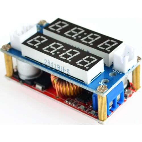 1PC 5A Adjustable Power CC/CV Step-down Charge Module LED Driver Voltmeter Ammeter Constant current constant voltage