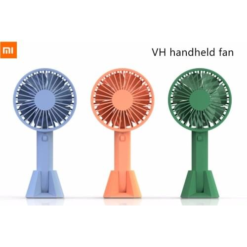 Xiaomi Mijia VH fan Portable Handheld Fan Low Noise With Chargable Built-in Battery USB Port Design Handy Mini Fan