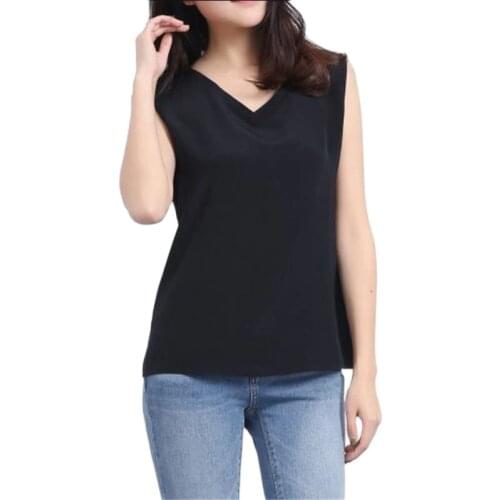 Plus Size 100% Silk Blouse Female Summer Oversized Hedging Silk Shirts Woman Shirt Tops Lady Seda Chemise Seda La Camisa Arriba