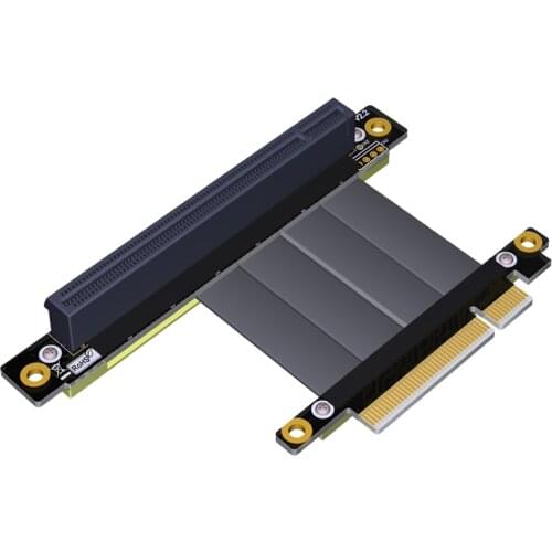 PCIE Riser PCI Express x8 to PCIE x16 Male to Female Graphics Card Riser PCI E Extender PCIE3.0 PCI-E 16x Ribbon Extension Cable