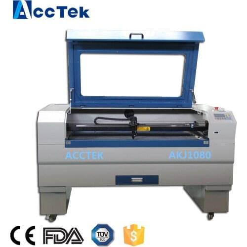 Stepper motor honeycomb table CCD cnc laser cutting machine with CE and FDA certifications