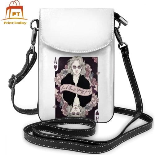 Playing Card Design Shoulder Bag Playing Card Design Leather Bag Mini Multifunctional Women Bags Student Purse