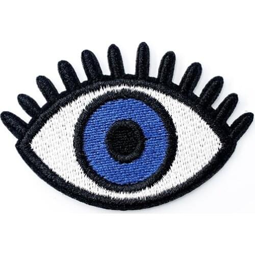 Eye (Size:7.9x5.8cm) Cloth Badges Mend Decorate Patch Jeans Bag Hat Clothes Apparel Sewing Decoration Applique Badge Patches