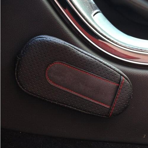 Universal Leather Knee Pad For Car Interior Pillow Comfortable Elastic Cushion Memory Foam Leg Pad Thigh Support Car Accessories