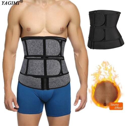 Slimming Corset Man Waist Trainer Corset Body Shaper Workout Sweat Belt Neoprene Sauna Suit Sheath Belly Belt Shapewear Fajas