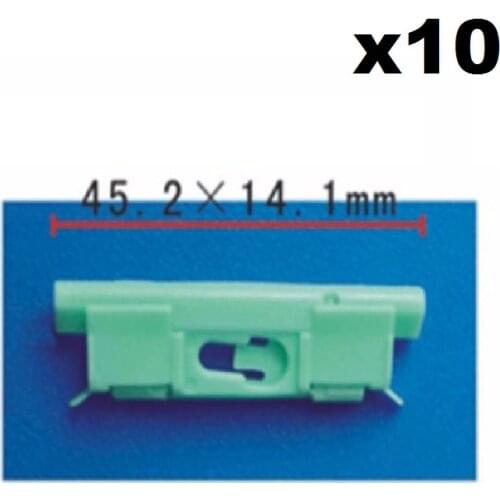 10x For Honda Accord Front Windshield Trim Molding Plastic Front Glass Clips / Front windshield fixed buckle