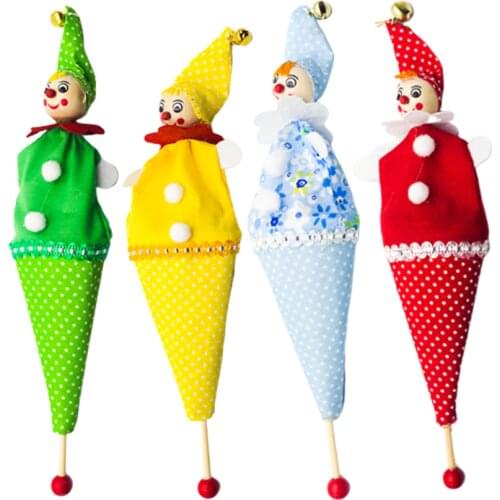 4 pcs Holy Cannon Man Doll Cloth Art Tool for Christmas Decoration