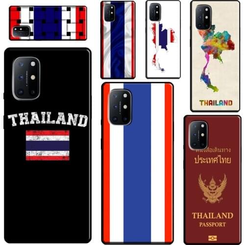 Thailand Flag Map Case For Realme 6 7 8 Pro GT Neo C21 C11 C3 Q3 Pro Soft Cover For OnePlus 8T 7T 9R 8 9 Pro