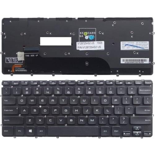 US Black New English Replace laptop keyboard For DELL XPS13R XPS13D XPS13 XPS 12 L221x 9Q23 9Q33 backlight