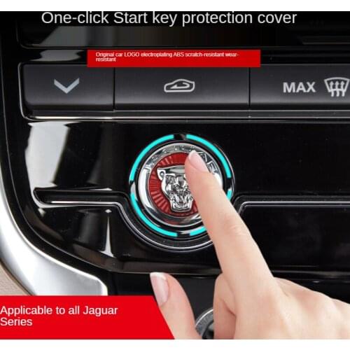 Jaguar one key start decorative sticker XFL XEL F PACE XJL XF XE XJ one key start protective cover