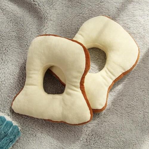 Pet Dog Cats Puppy Lovely Cartoon Soft Toast Bread Shape Collar Scarf Headwear Props