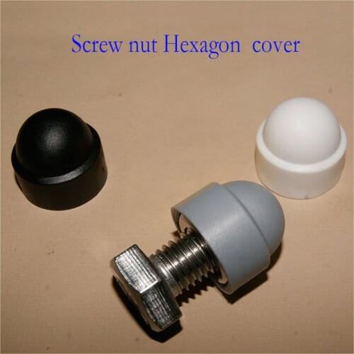 M14 M16 M18 M20 M22 M24 M27 m30 M33 flat hexagon steel screw bolt outer hex nut cover cap plastic protector corrosion proof