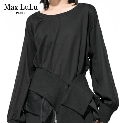 Женские базовые футболки Max LuLu China At AliExpress
