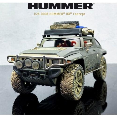 Maisto 1:24 2008 HUMMER HX Concept old version modified alloy car model collection gift toy boys Toys