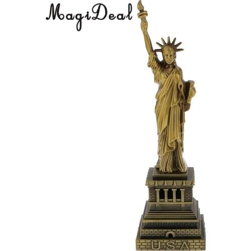 MagiDeal 15-30cm The Statue of Liberty Model Figurine Model Metal Crafts for Home Decoration Accessories-Gift to Friends