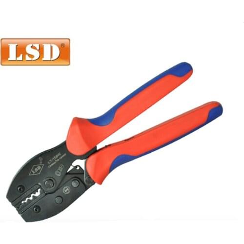 Non-insulated terminal crimping tools for cable lug 1.5-6mm2 16-10AWG LY-156W carbon steel electrician hand tools
