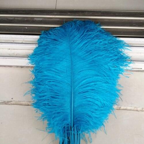 Wholesale beautiful sky blue ostrich feathers 100 pieces 16-18 inch / 40-45 cm Wedding celebration decoration