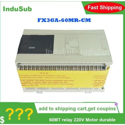 PLC programmable controller FX3GA-60MR-CM relay 220V Motor durable