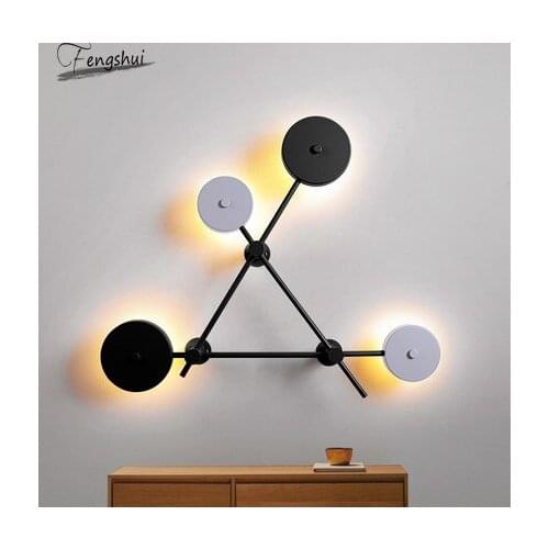 Simple Luxury Gold Wall Lamps Modern Decor Living Room Wall Lamp Bedroom Wall Lights Creative Sconces Home Indoor Light Fixtures