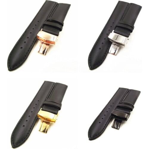 1PCS 18MM 20MM 22MM genuine leather ( split leather) Watch bands watch straps men and women watch strap - WS2248