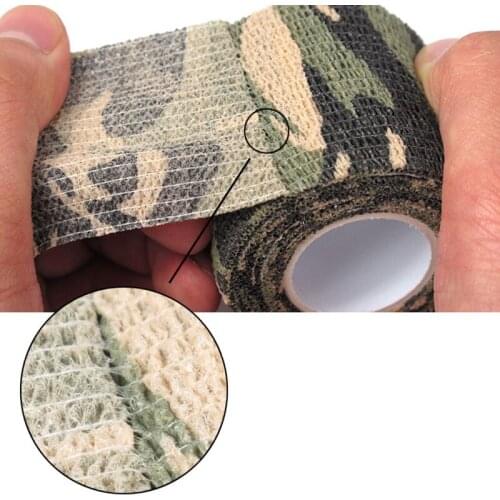 Outdoor Riding Hunting Camouflage Camouflage Tape Retractable Non-woven Fabric Bicycle Sticker Sports Protective Gear