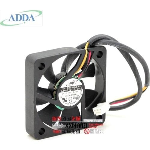 Wholesale New FOR ADDA AD0512LB-G70 12V 0.10A 5CM 50mm 5010 silent dual ball bearing cooling fans