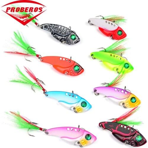 Weimostar 1pcs 5cm 11g Metal VIB Fishing Lure Crankbaits Spoon Lure Hard Artificial Bait Fishing Wobblers Fishing Tackle