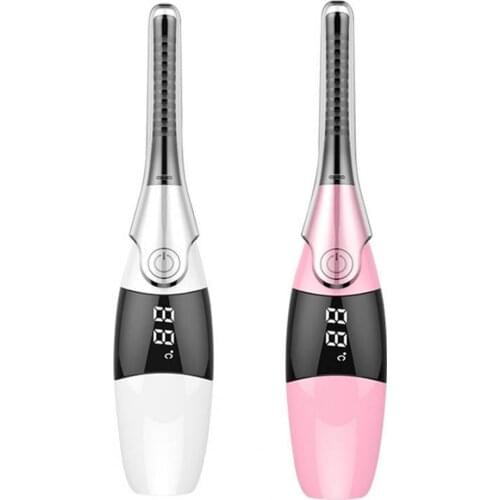 Professional 1 Set Eyelash Curler Rechargeable Quick Heating Portable Heated Eye Lash Curler Long Lasting Eyelashes for Makeup