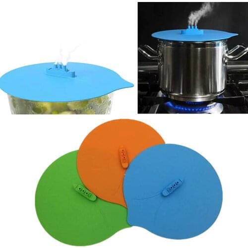 Steamship Shape Boil Over Spill Stopper Covers Portable Silicone Kitchen Gadgets Cooking Tools Pot Cover 1PC Steam Steaming Lid