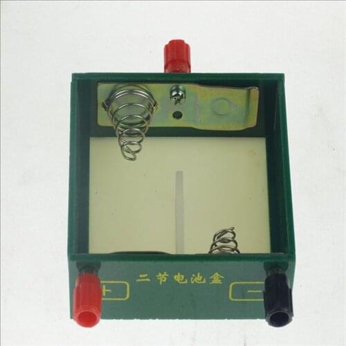 1pc Student Physical Electric Experiment of Teaching Instrument Equipment 2 D Battery Box Plexiglass