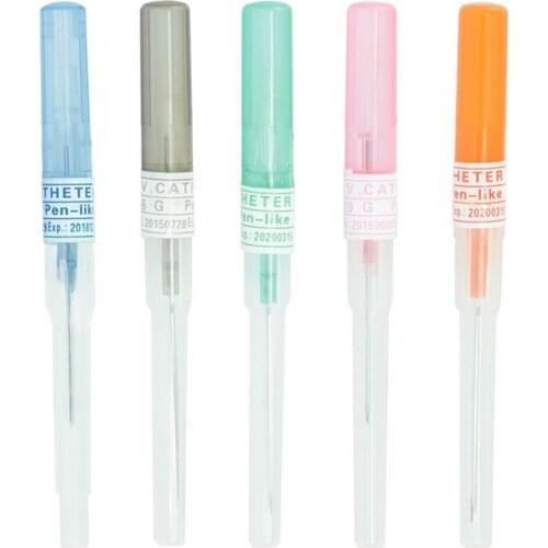 10/25/50pcs 14G 16G 18G 20G 22G Tattoo Piercing Needles Surgical Steel Catheter Body Piercing Needles Sterilized Tattoo Needles