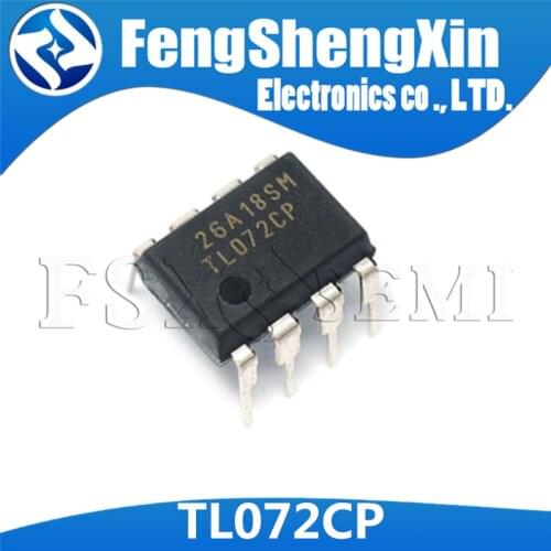 100pcs/lot TL072CP TL072CN TL072 Dual operational amplifier IC DIP-8