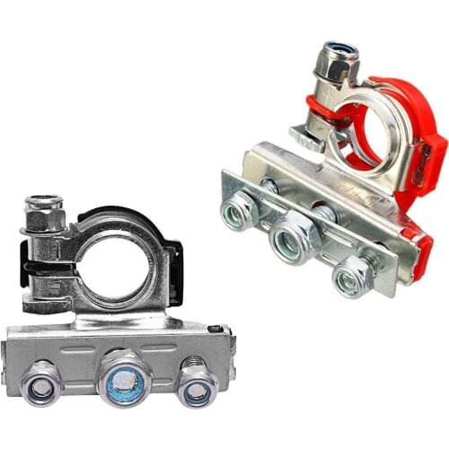 2Pcs Car Battery Terminal Connector Battery Quick Release Battery Clamps For Car Van Caravan Motorhome