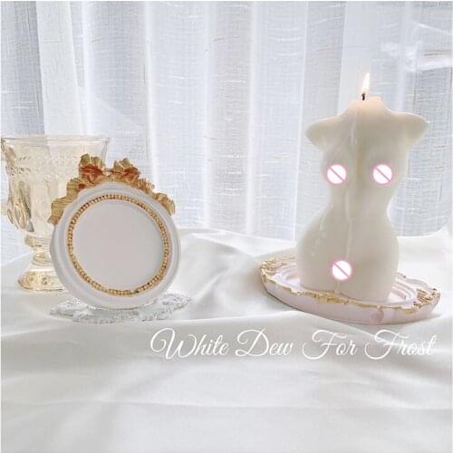 3D Art Body Candle Mold Female Perfume Candle Aromatherapy Plaster Silicone Mold Fragrance Soap Mold Candle Making Supplies