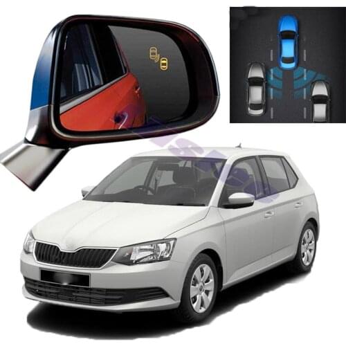 Car BSM BSD BSA Radar Warning Safety Driving Alert Mirror Detection Sensor For Skoda Fabia NJ 2015 2016 2017 2018 2019 2020