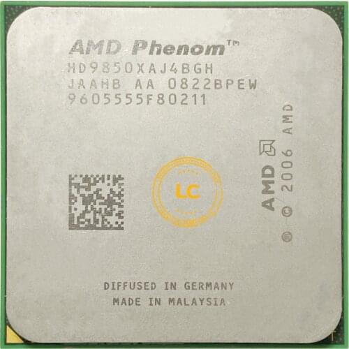 AMD Phenom X4 9850 985Z 2.5 GHz Quad-Core CPU Processor HD985ZXAJ4BGH Socket AM2