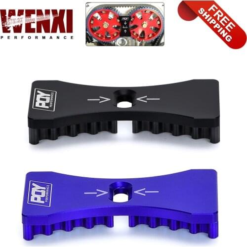 Free Shipping PQY Aluminum Engine Cam Gear Lock / Timing Belt Install Tool For Mitsubishi Lancer 4G63 Dodge Kia WX-CGL02