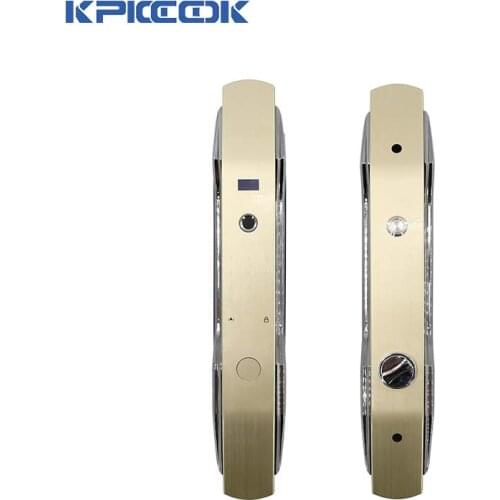 KPIOCCOK Smart Door Lock 3DScanning Fingerprint Lock Electronic Door Lock Assword Access Control Card Intelligent Door Lock B828