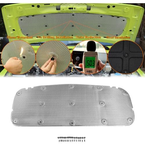 Insulation Pad for Suzuki Jimny 2019 2020 Front Engine Hood Heat Insulation Cotton Cover Soundproof Mat Car Interior Accessories