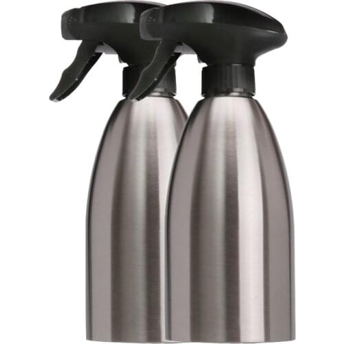 Kitchen Utensils 500ML Stainless Steel Oil Spray Bottle Kitchen Olive Oil Sprayer Oiler Pot Barbecue Cooking Tools