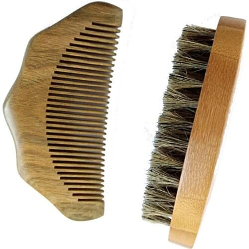 LAOCCCROSS Natural Bristle Combs