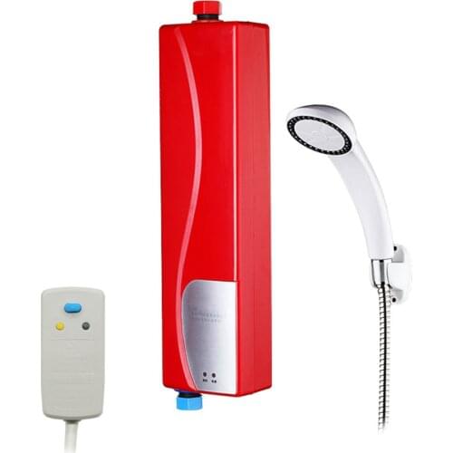 DMWD 220V 3000W Free Storage Water Instant Electric Water Heater Kitchen Instantaneous Heating Water Bathroom Hot Shower